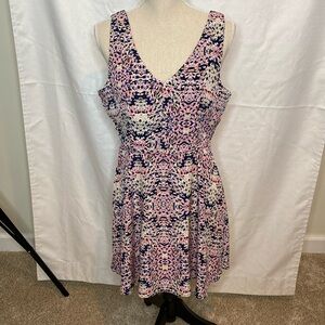 37 NWT One clothing Kaleidoscope dress JUNIOR large Preppy